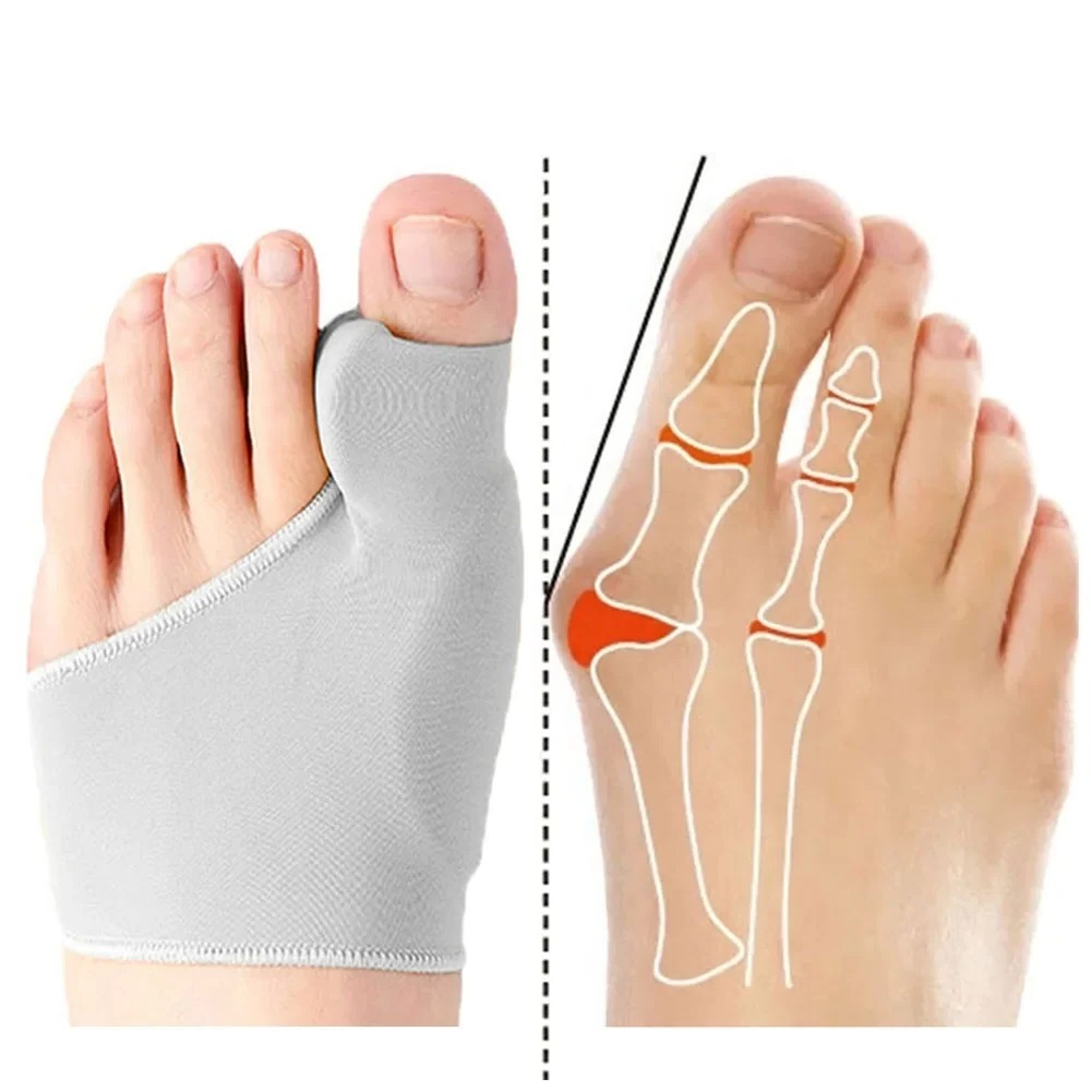 Ankle Brace Sock - Separador de dedos de los pies,