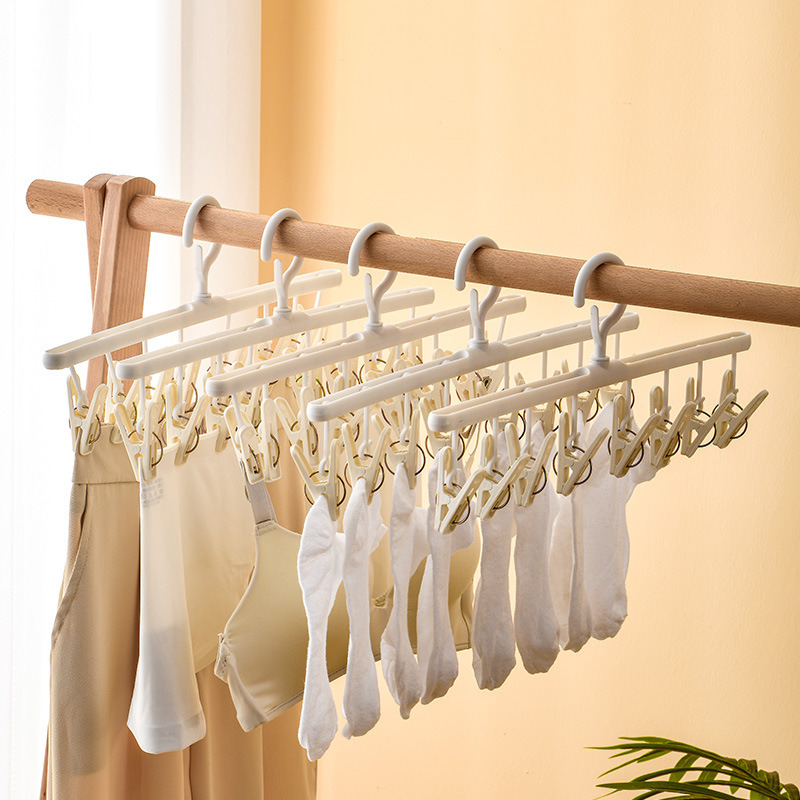 Sock Organizer Tray - Tendedero multifunción con clip para dormitorio