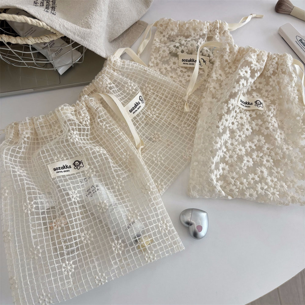 Sock Organizer Tray - Bolsa de Maquillaje de Malla con