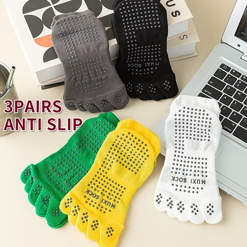 Calcetines de 3 Pares para Hom - Grip Sock Yoga reseña y precio