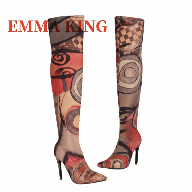 Botas altas hasta el muslo con - Knee High Sock Women reseña y precio