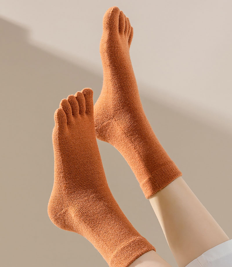 Calcetines de cachemira grueso - Toe Sock Split reseña y precio