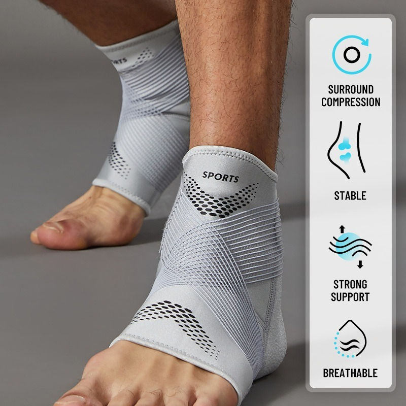 1 tobillera ajustable sin punt - Ankle Brace Sock reseña y precio
