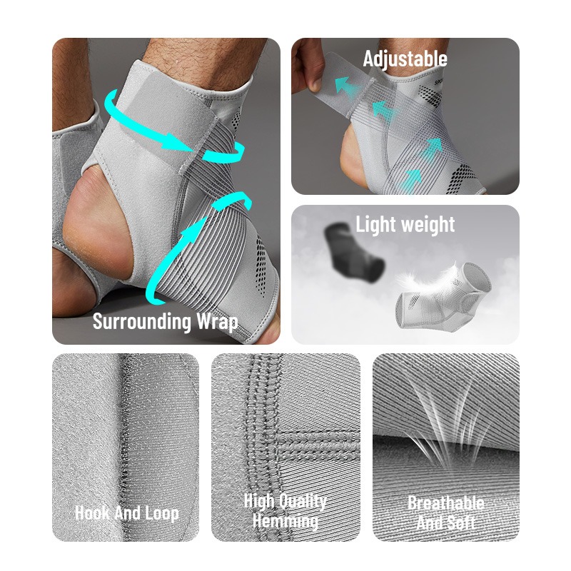 1 tobillera ajustable sin punt - Ankle Brace Sock reseña y precio